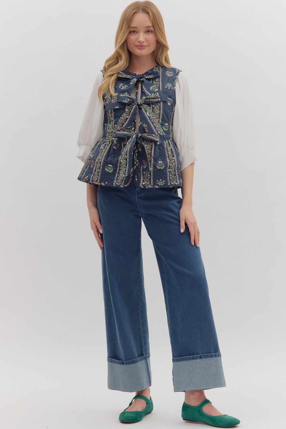 amiee botanical vest