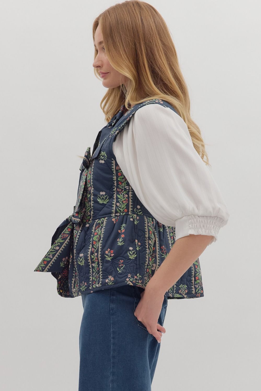 amiee botanical vest