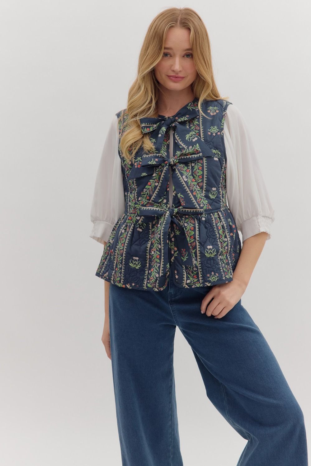 amiee botanical vest