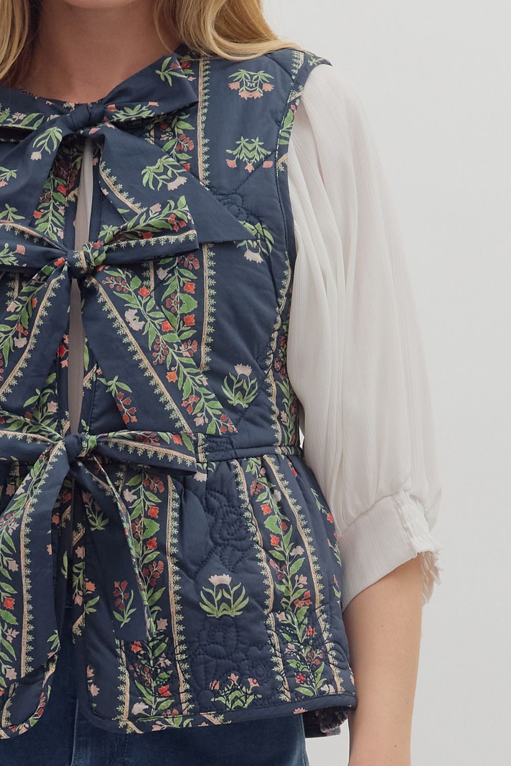 amiee botanical vest