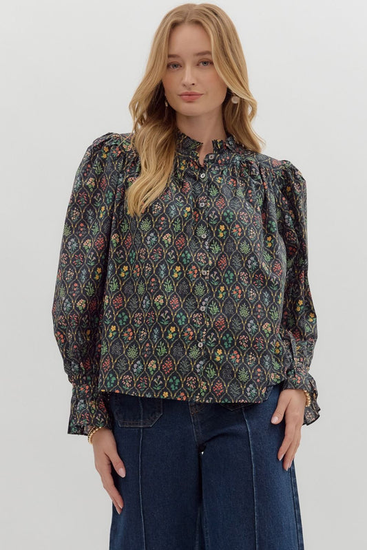 harper puff sleeve blouse