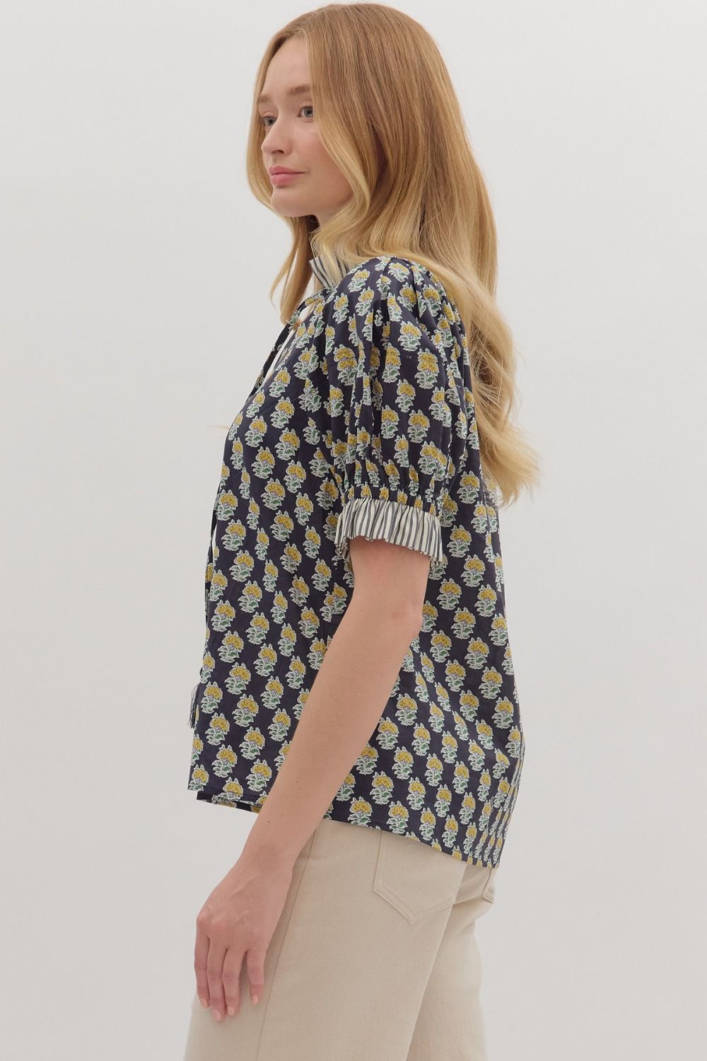 cynthia floral blouse