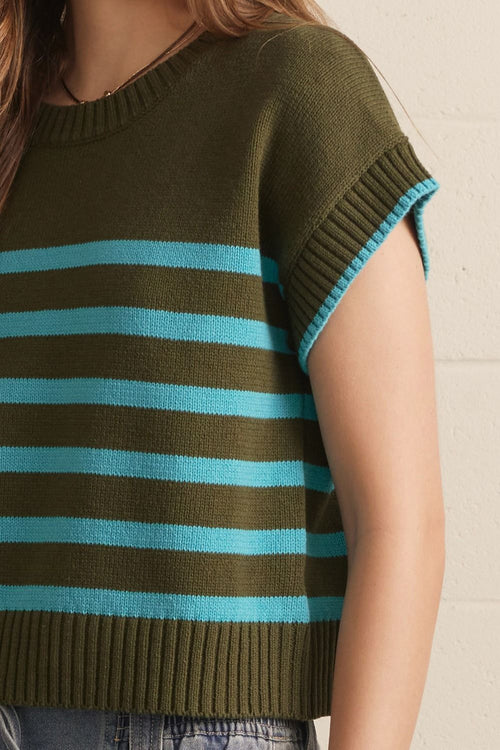 carmen cap sleeve sweater