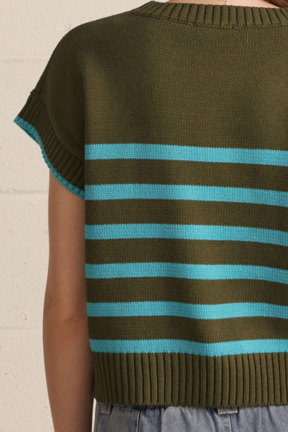 carmen cap sleeve sweater