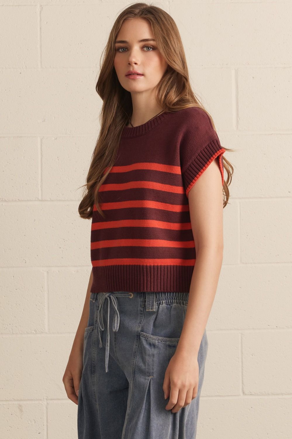 carmen cap sleeve sweater