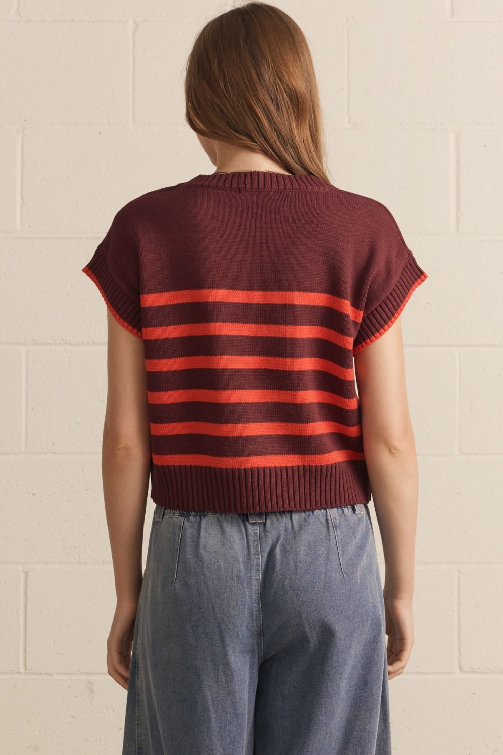 carmen cap sleeve sweater