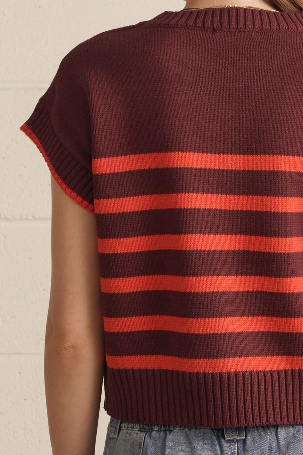 carmen cap sleeve sweater