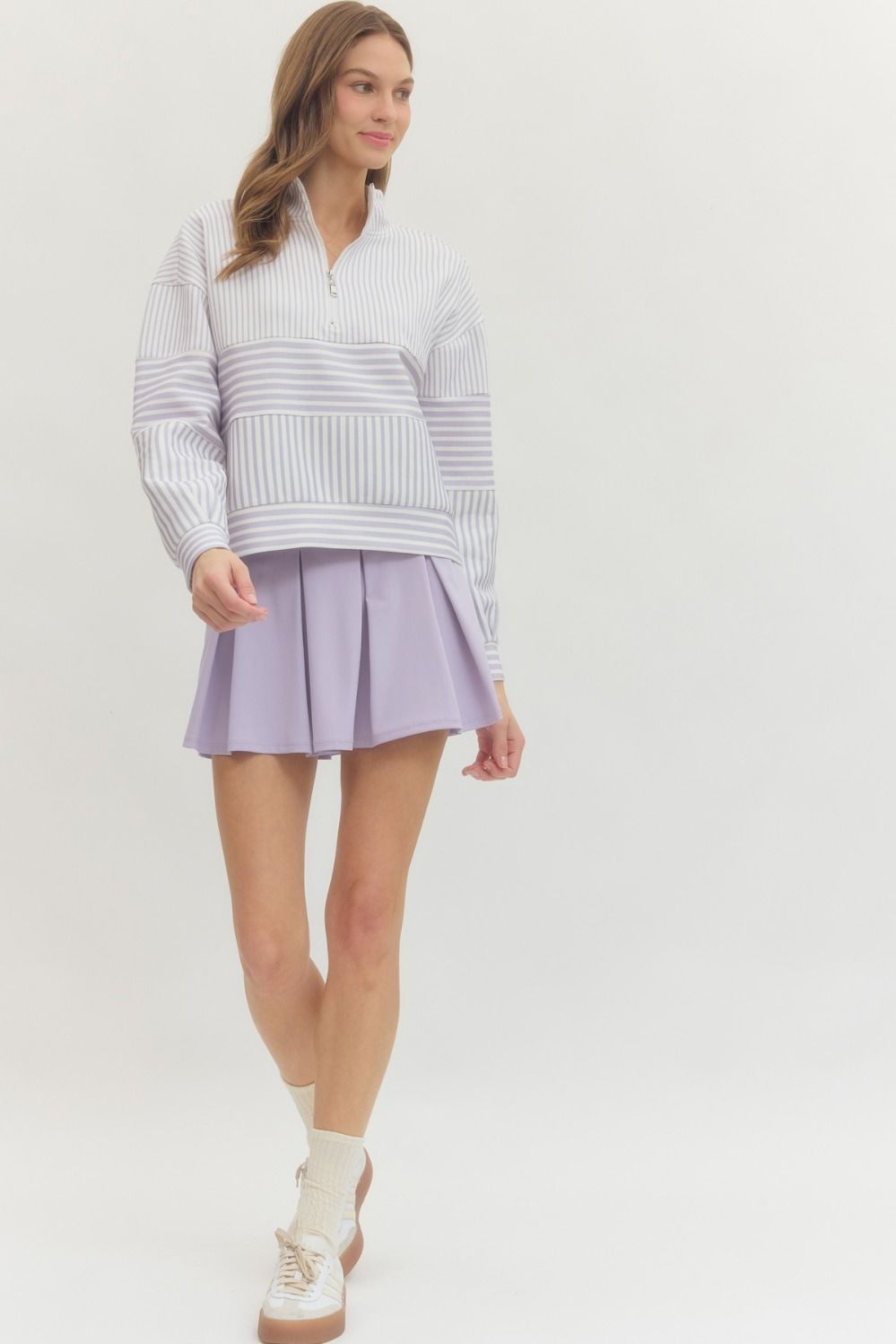 janie half zip pullover