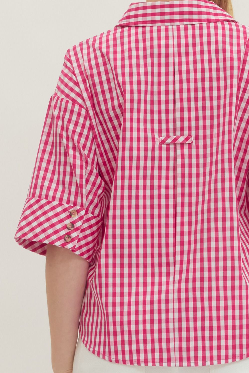 harriet gingham top
