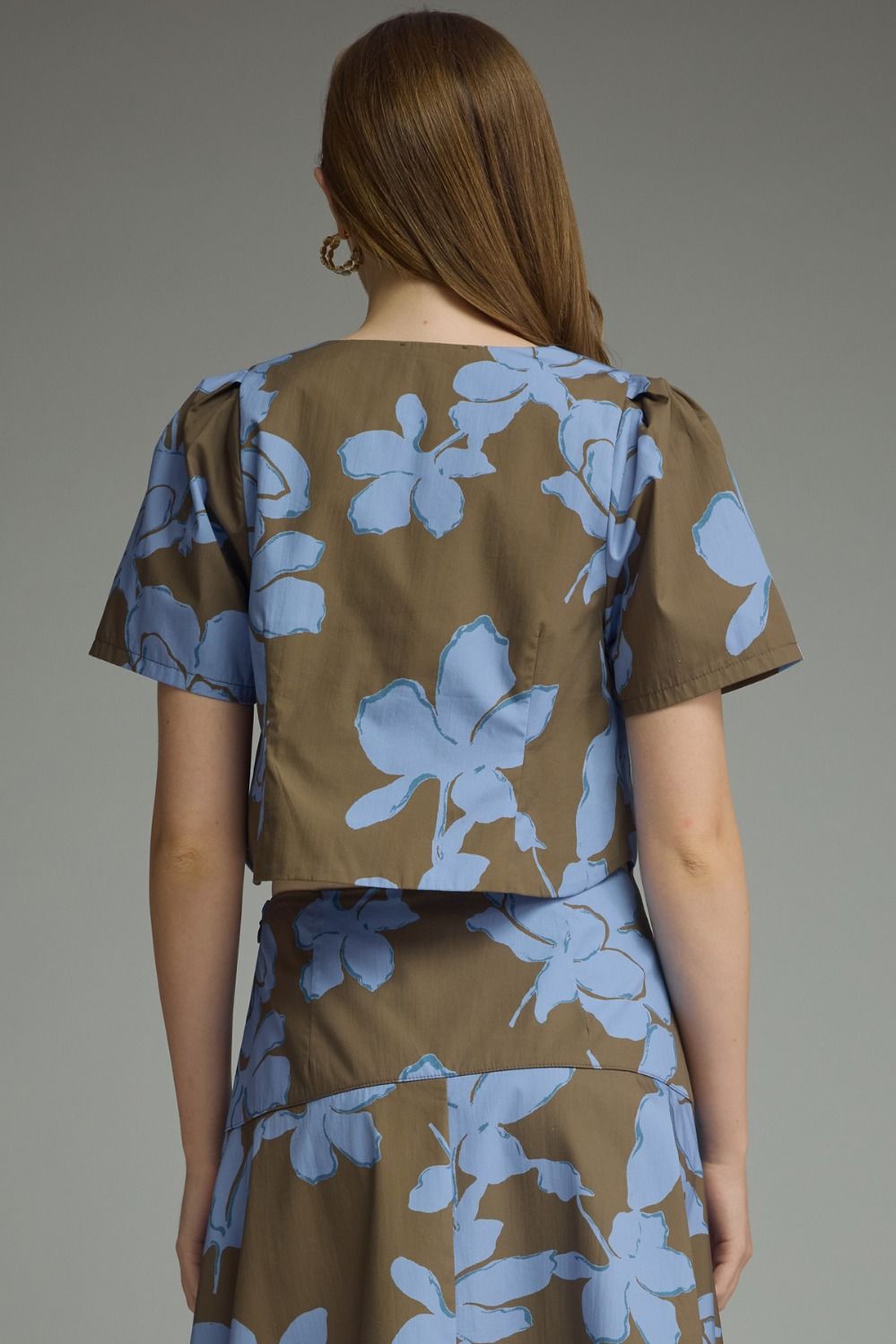 danielle print top