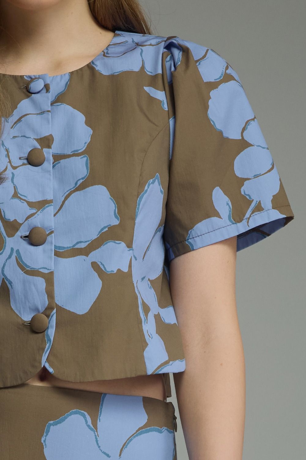 danielle print top