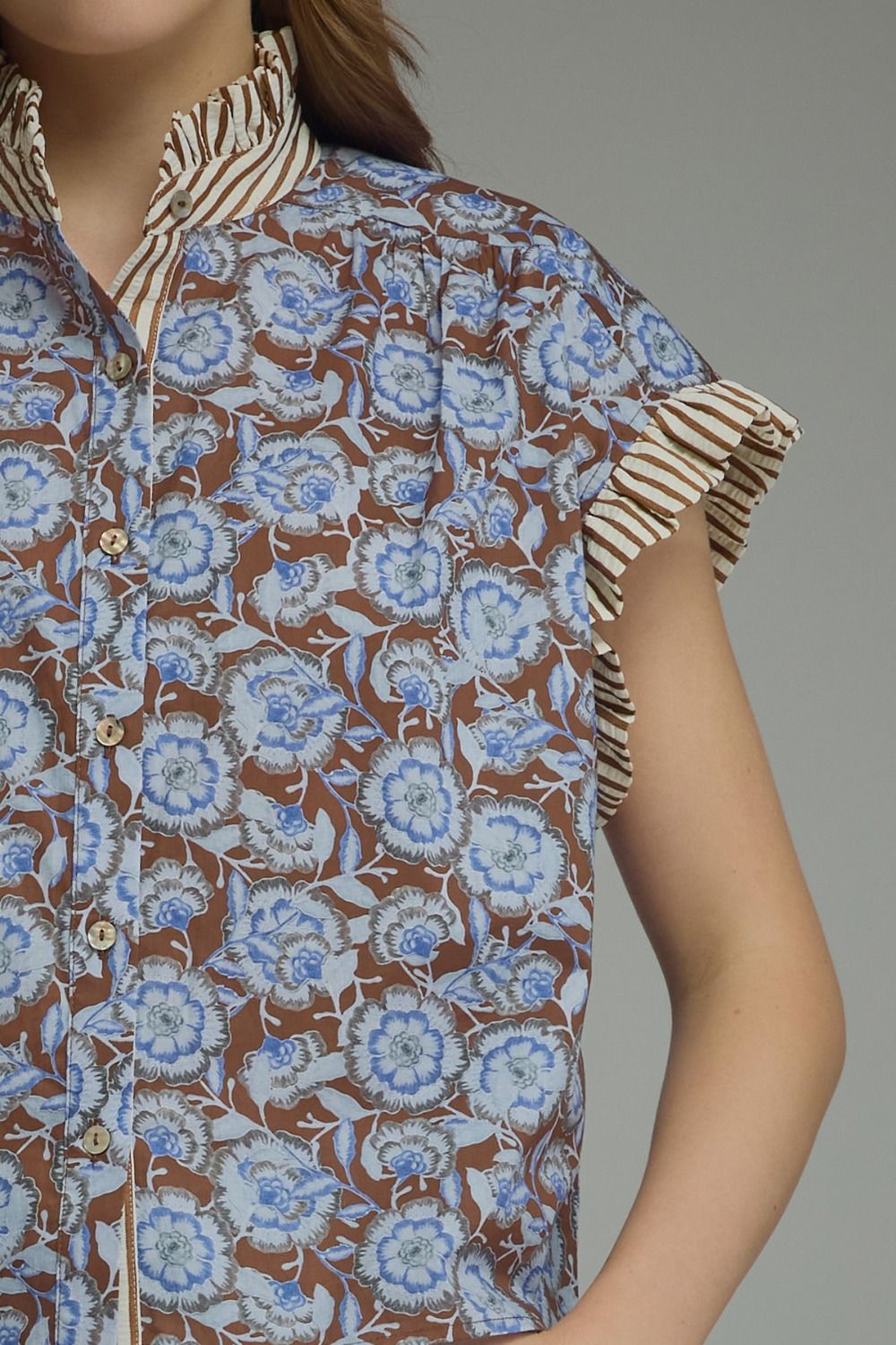 denise floral blouse