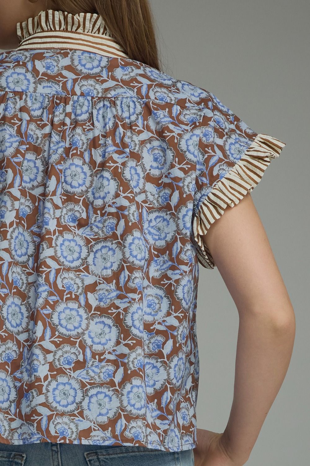 denise floral blouse