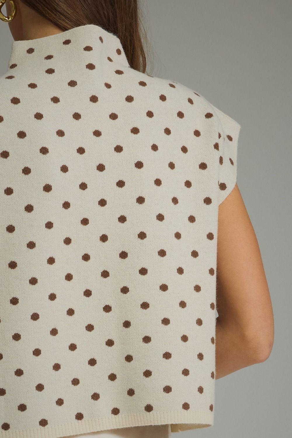 christy sleeveless knit top