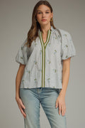 stella embroidered blouse