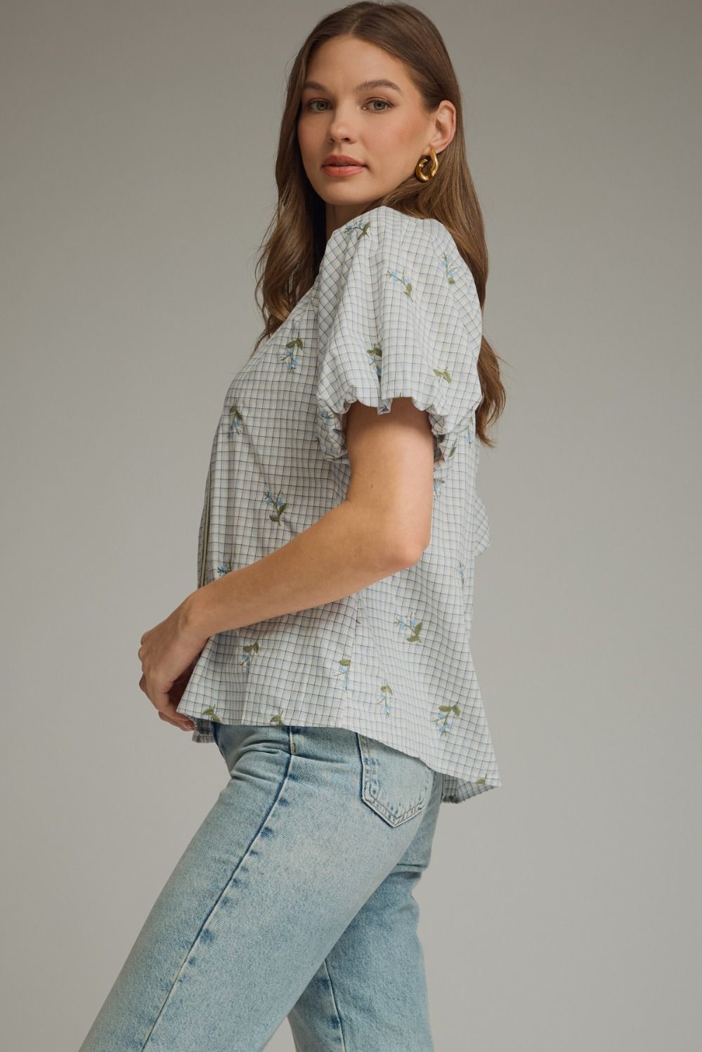 stella embroidered blouse