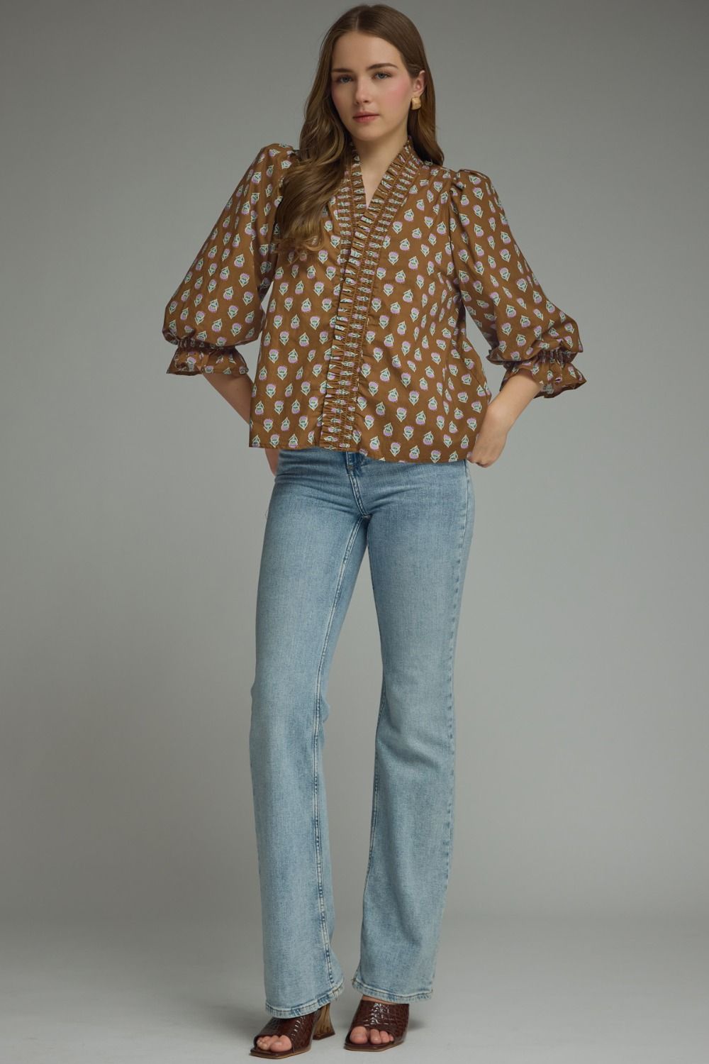 kelly floral print blouse