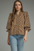 kelly floral print blouse