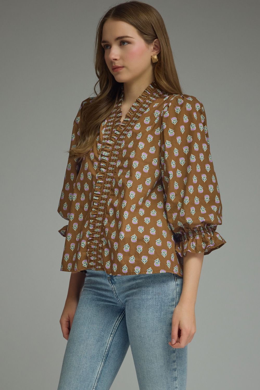 kelly floral print blouse