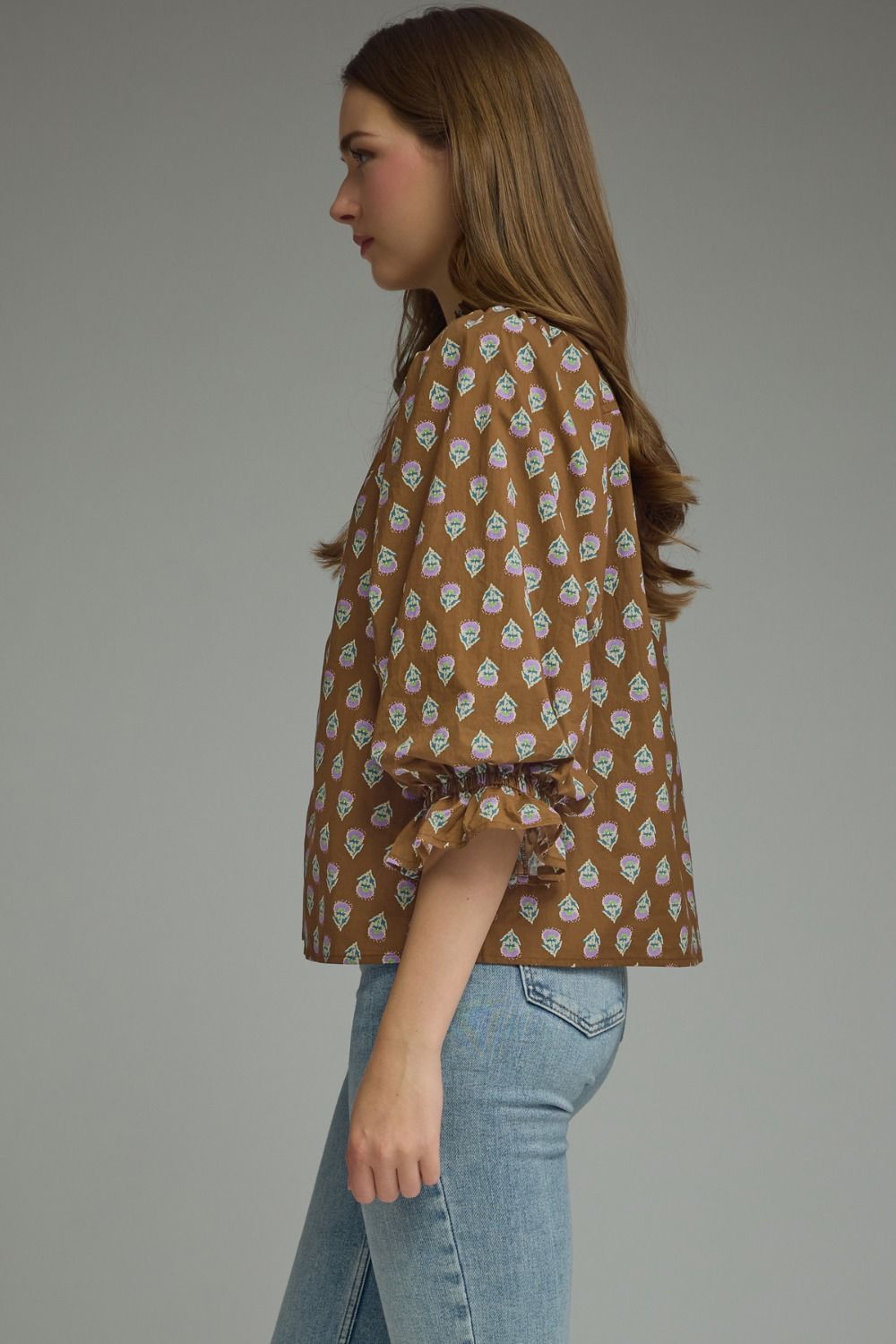 kelly floral print blouse