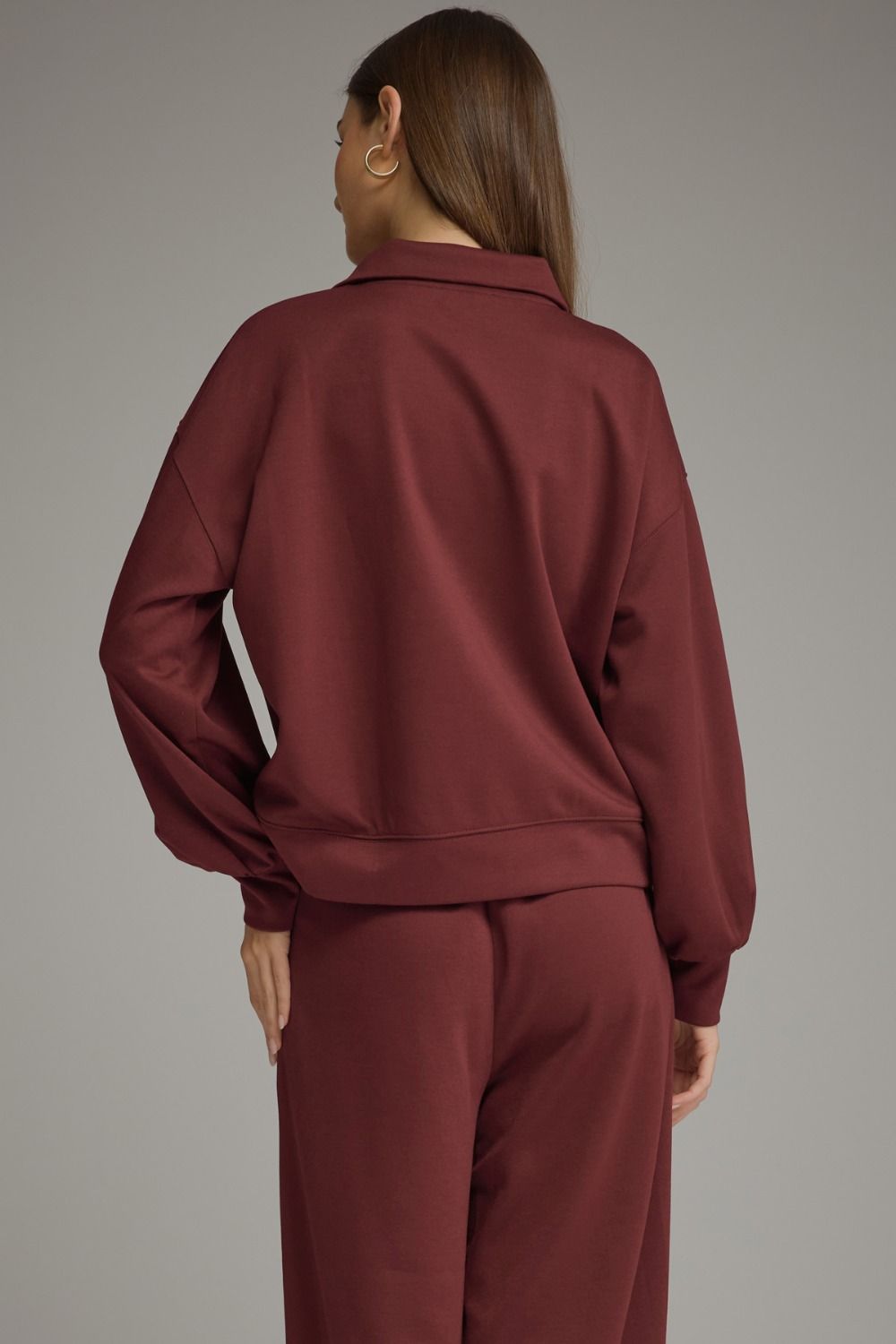 tasha quarter zip top