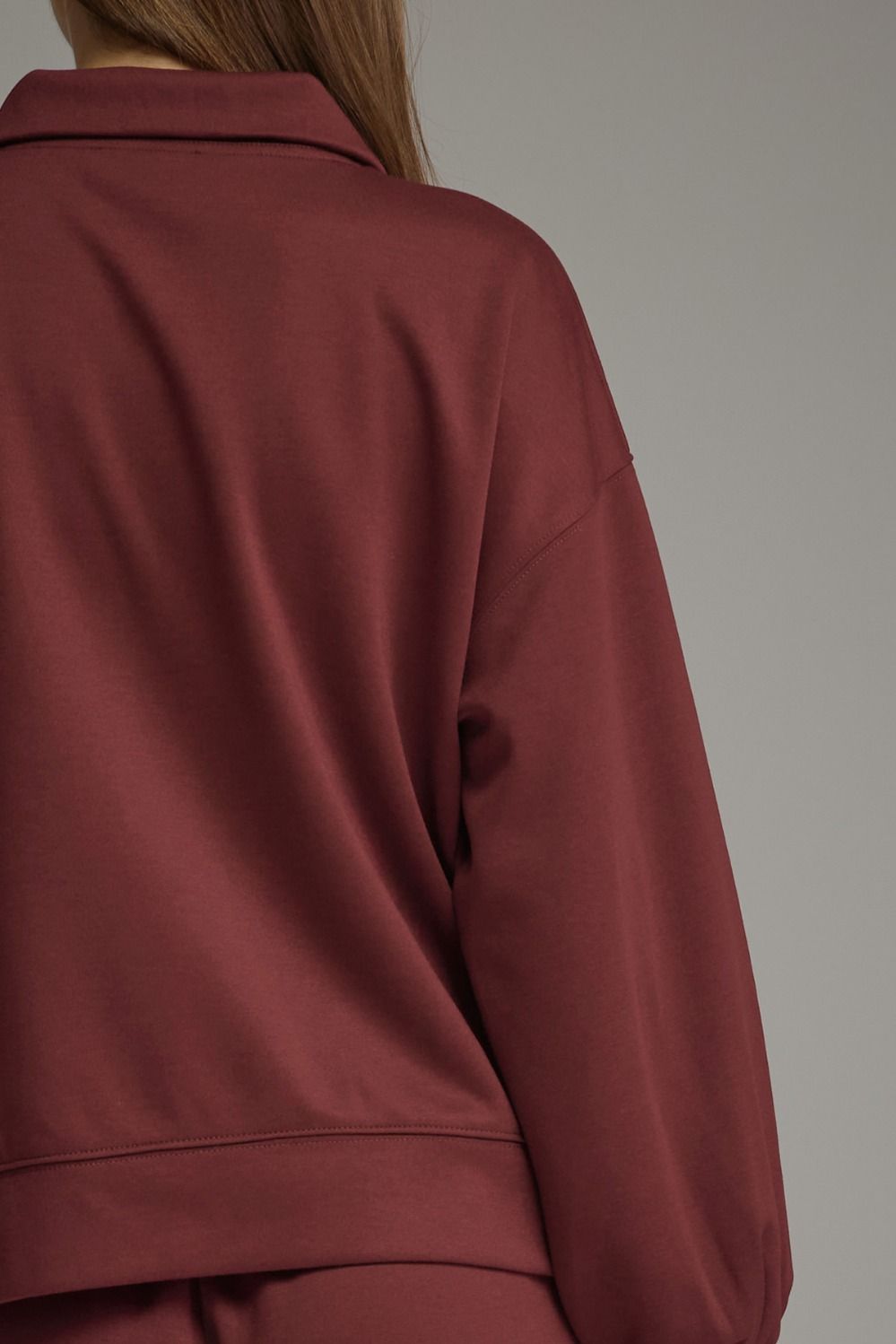 tasha quarter zip top