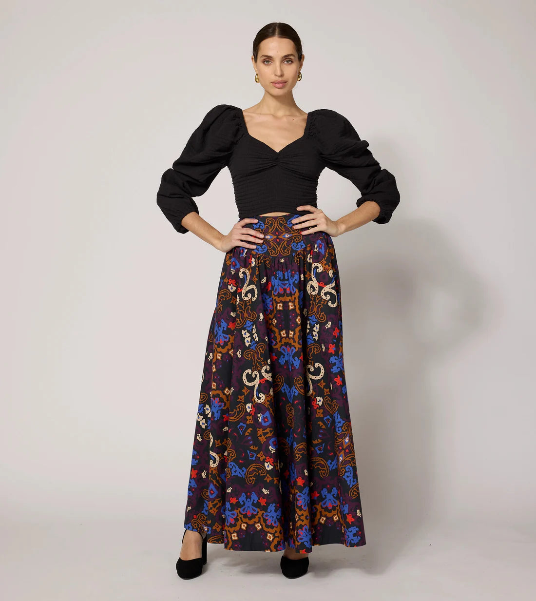 esmeralda ankle skirt