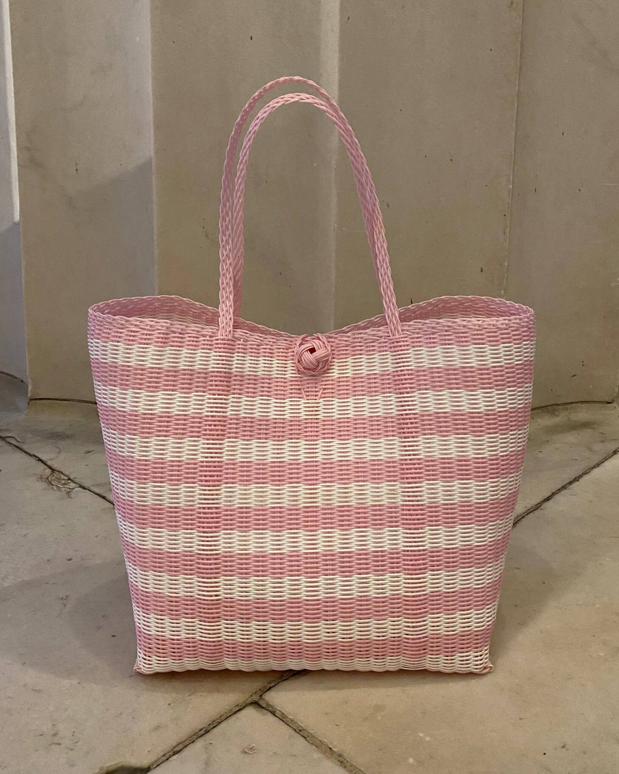 Heavy Load | Lined Paper Stripe in Baby Pink / White