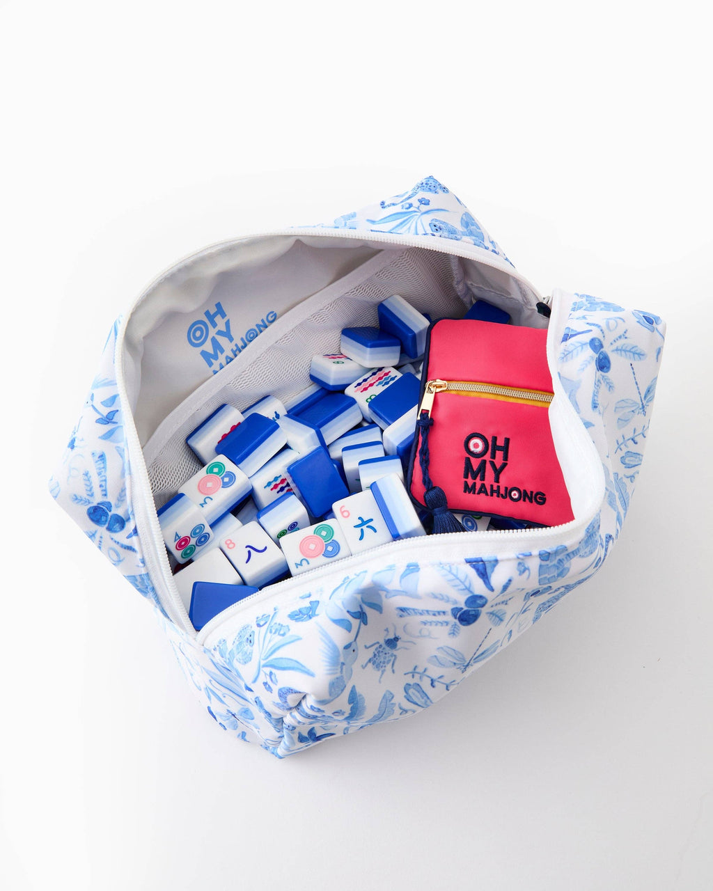 Amazon Blue Tile Storage Bag x Catherine Cartie Collab