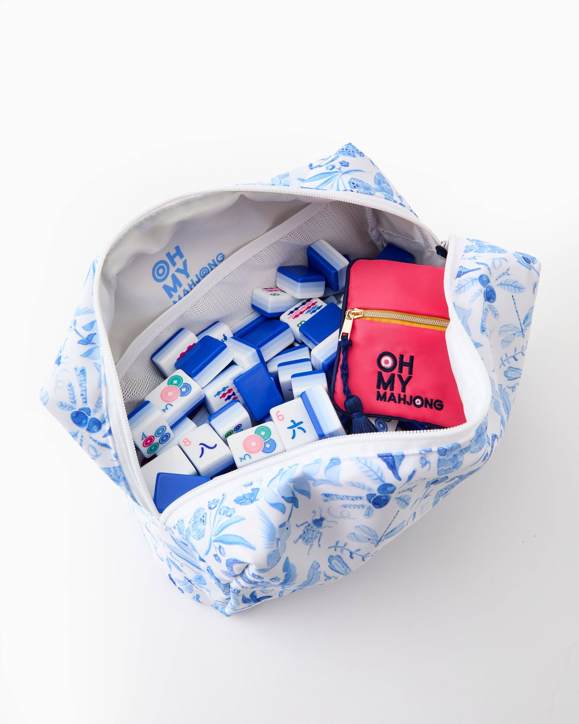 Amazon Blue Tile Storage Bag x Catherine Cartie Collab