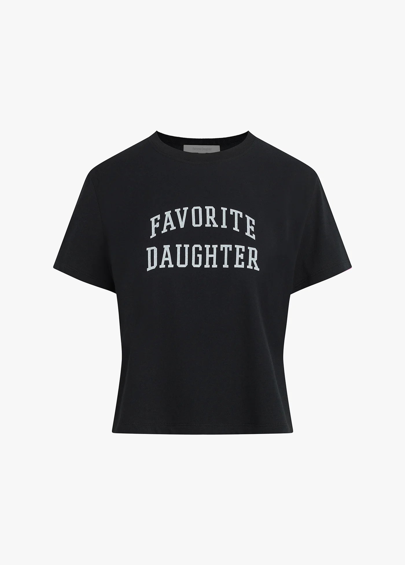 favorite daughter cropped collegiate tee