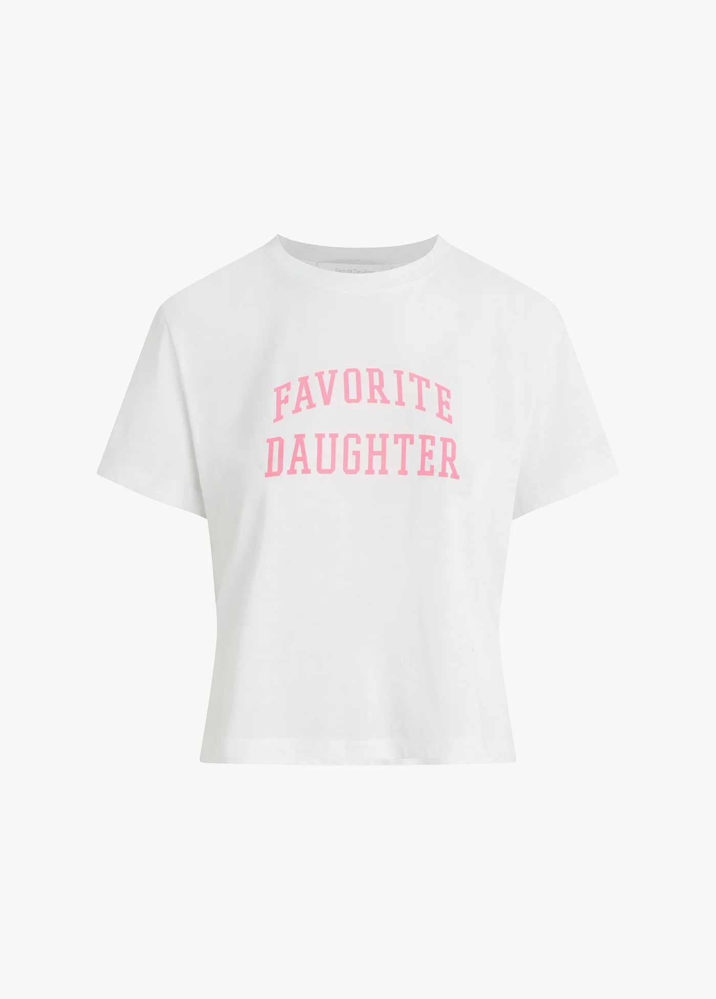 favorite daughter cropped collegiate tee