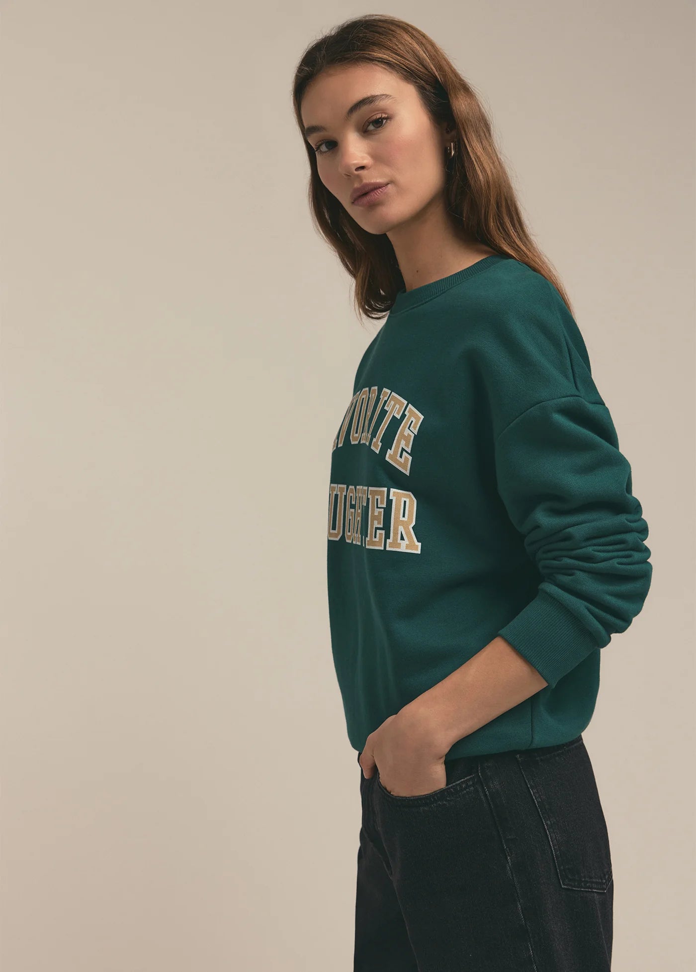 collegiate sweatshirt