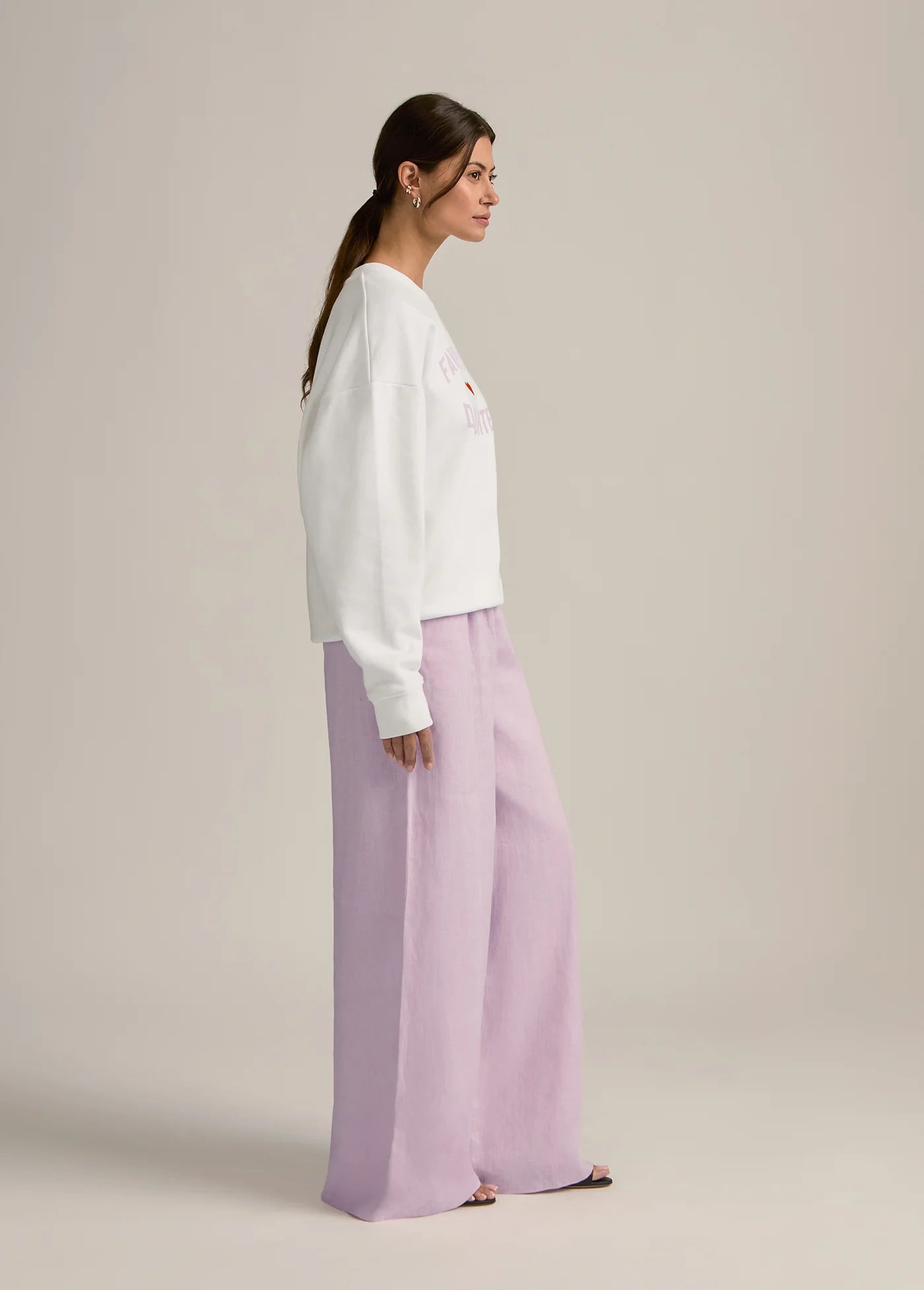 favorite daughter heart logo sweatshirt