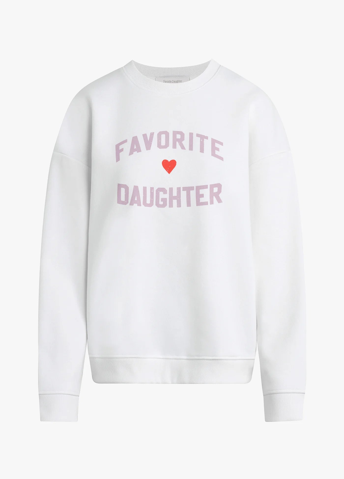 favorite daughter heart logo sweatshirt