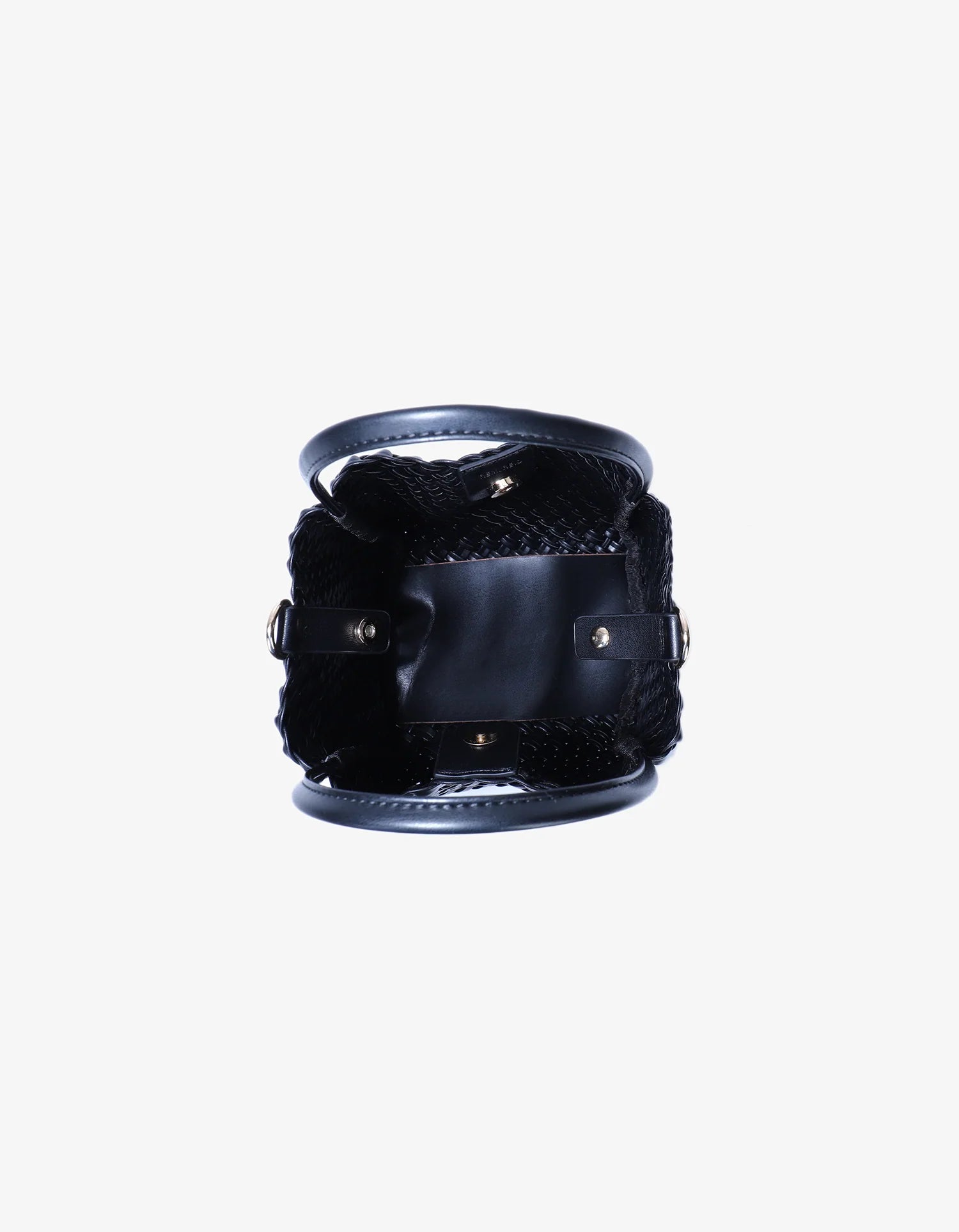 hollace mini tote woven black