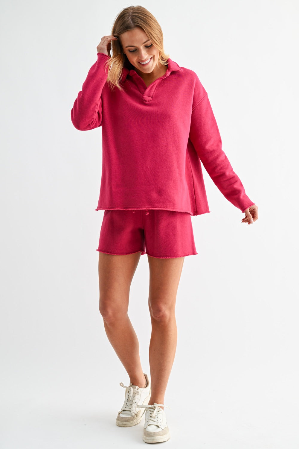 malibu travel short set