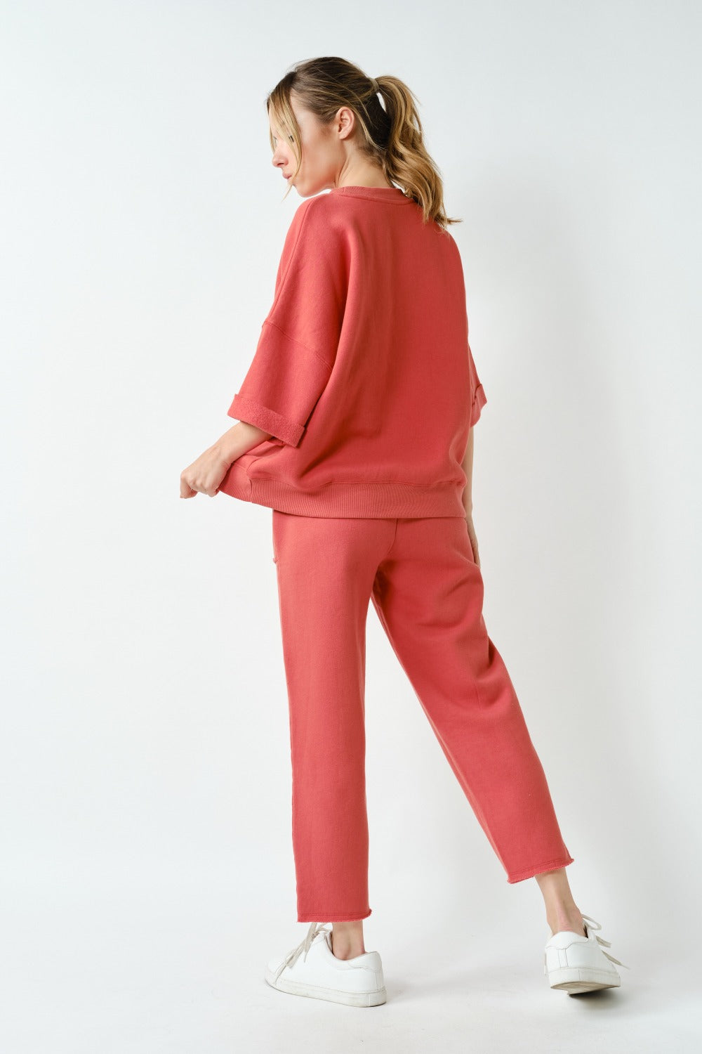 malibu lounge drop shoulder top