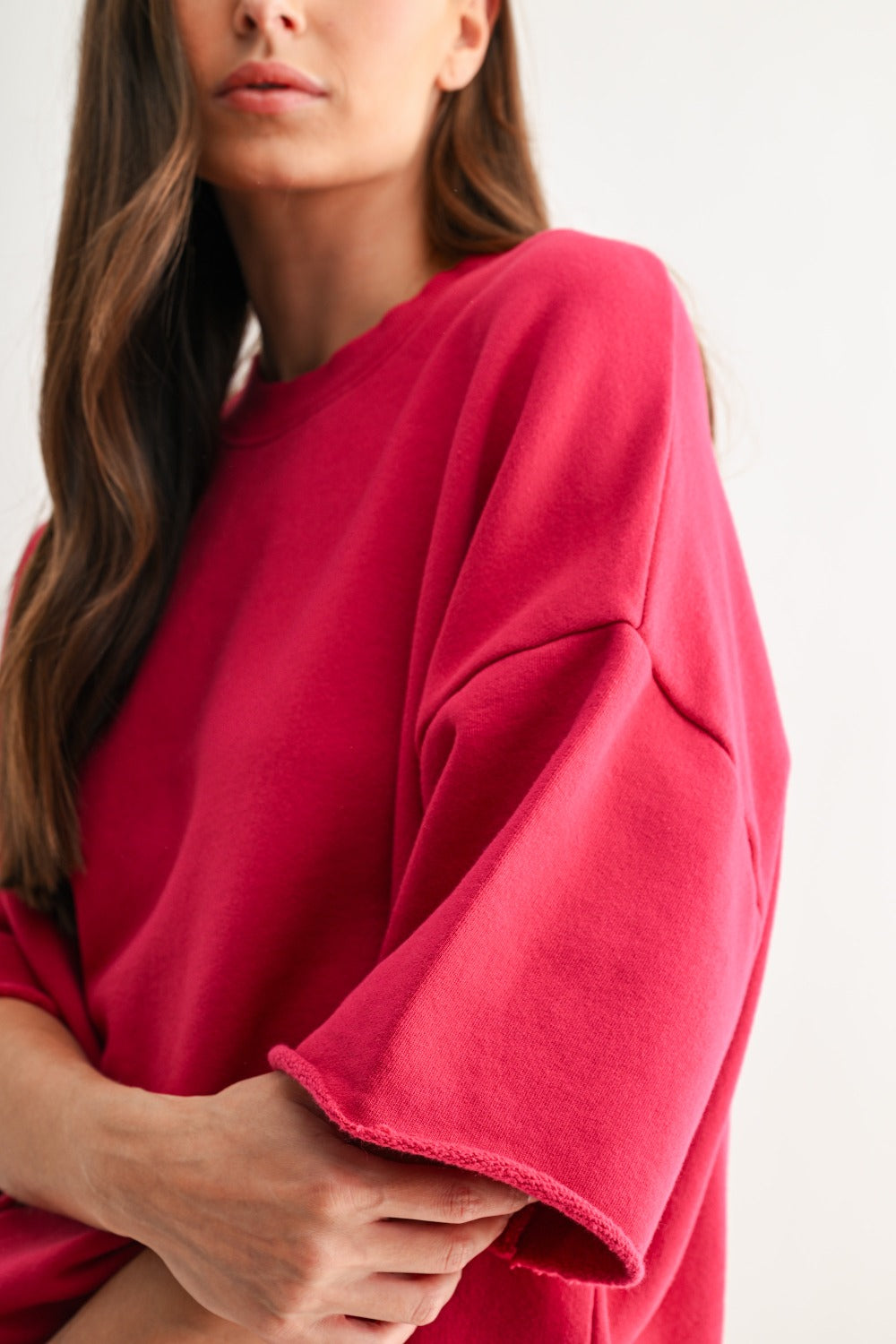 malibu lounge drop shoulder top