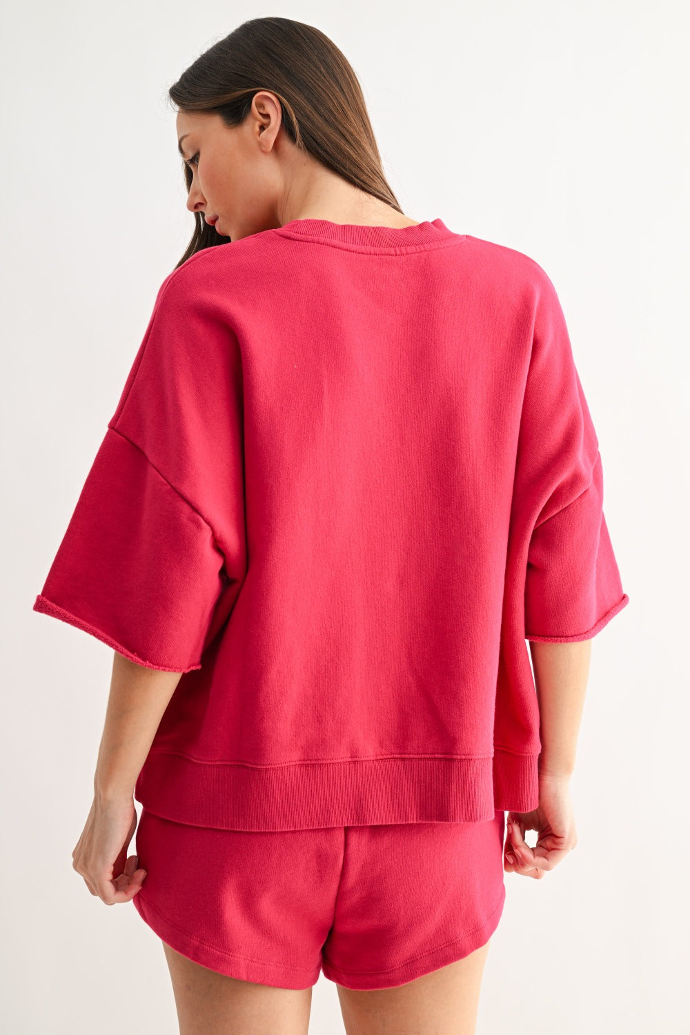 malibu lounge drop shoulder top