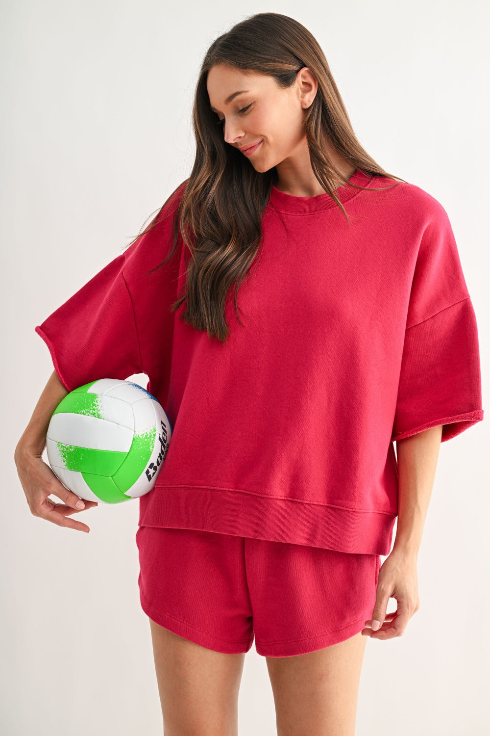 malibu lounge drop shoulder top
