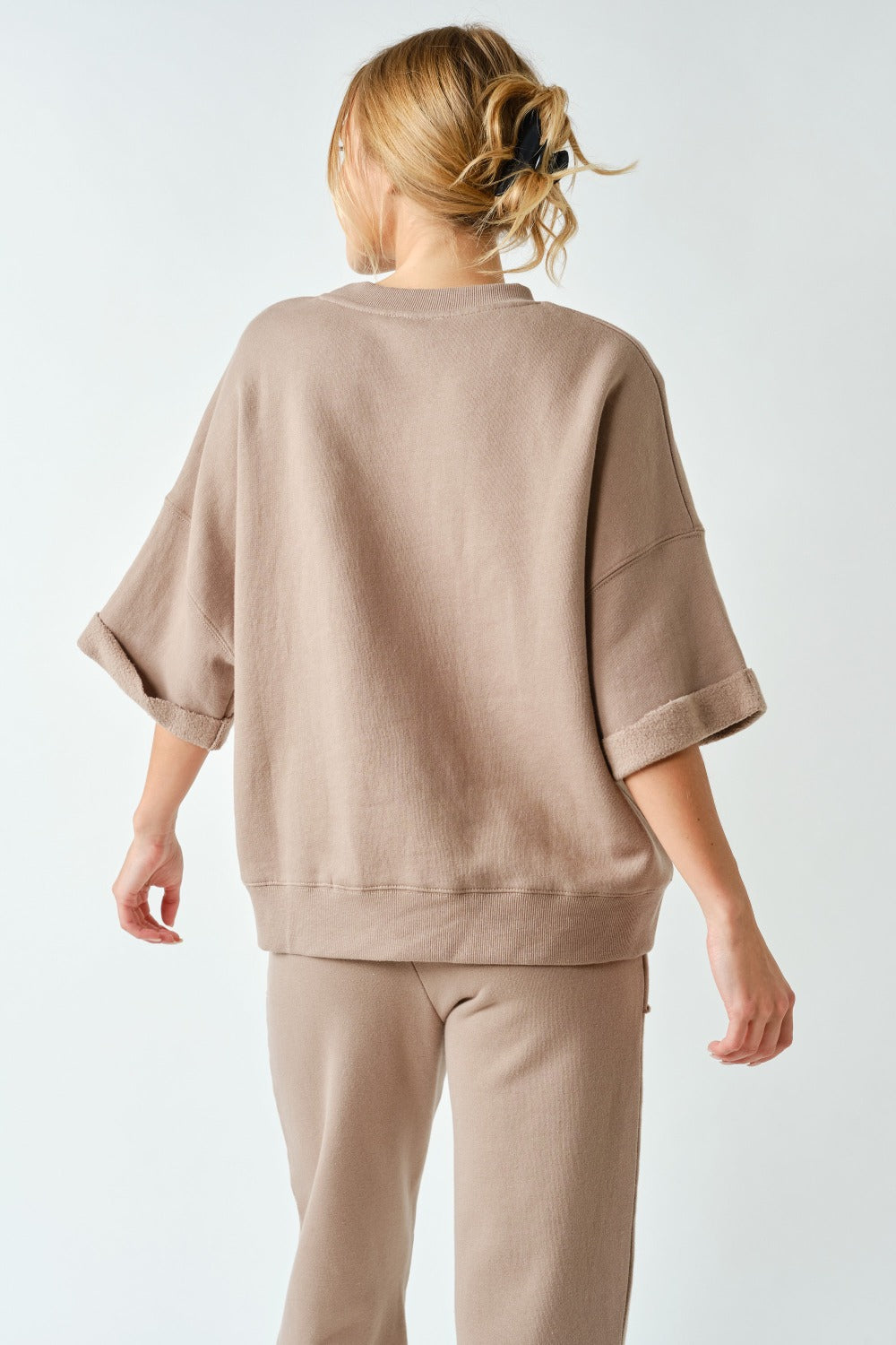 malibu lounge drop shoulder top