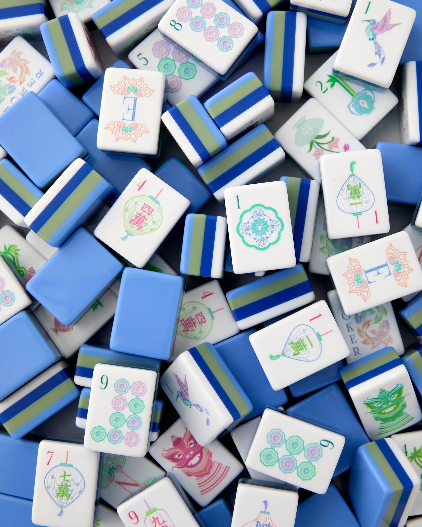 moonlight mahjong tiles
