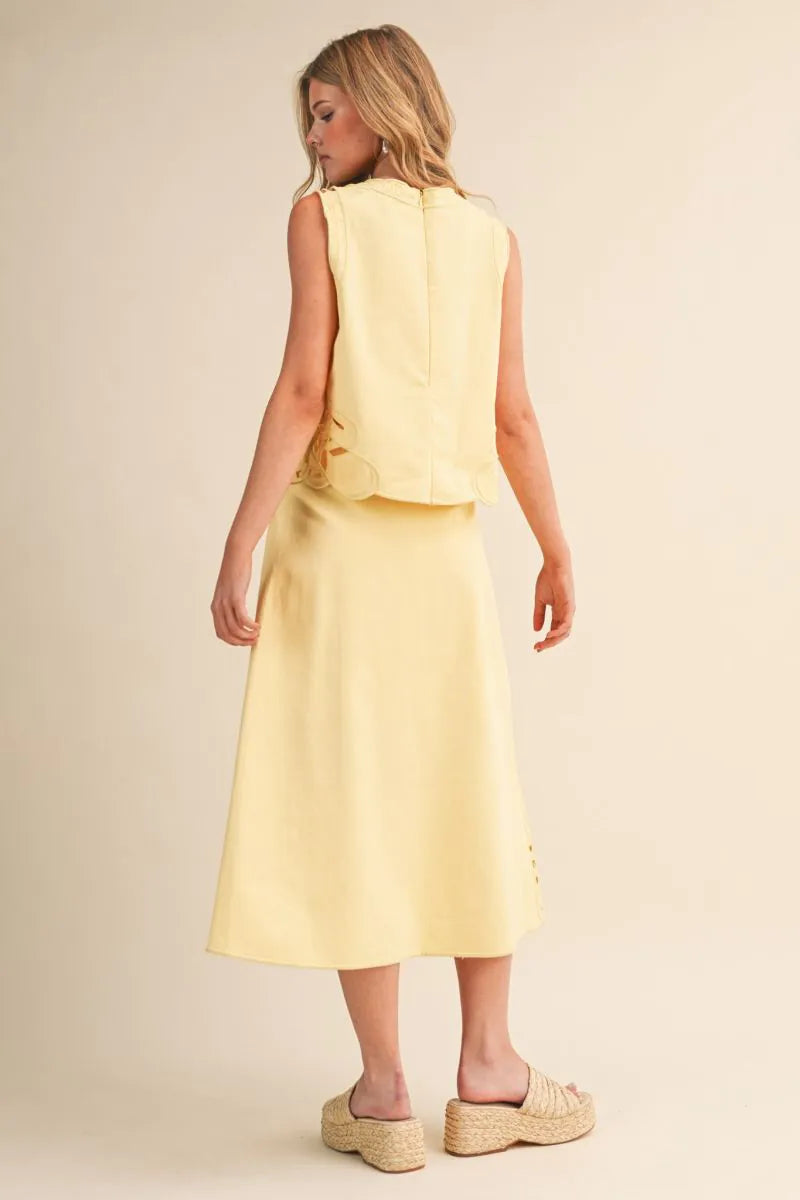 hallie skirt set