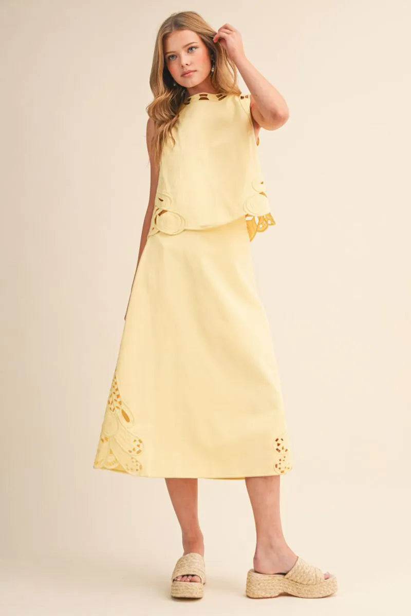 hallie skirt set