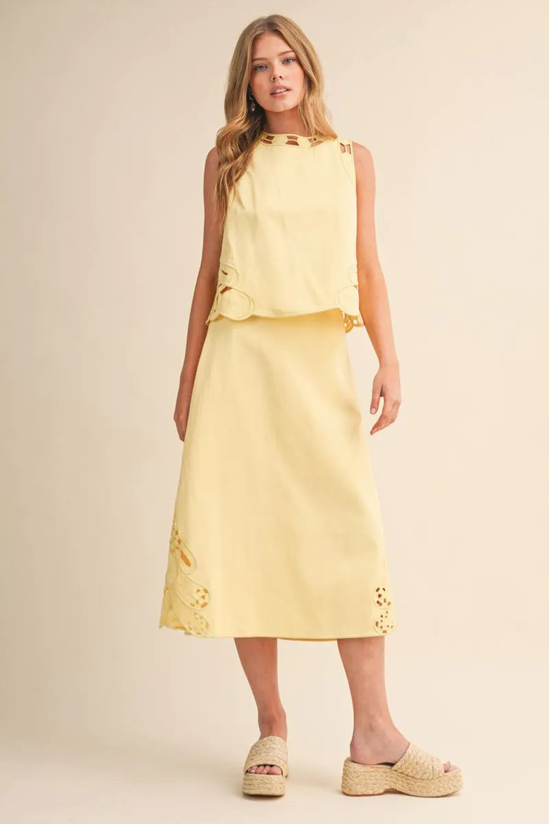 hallie skirt set