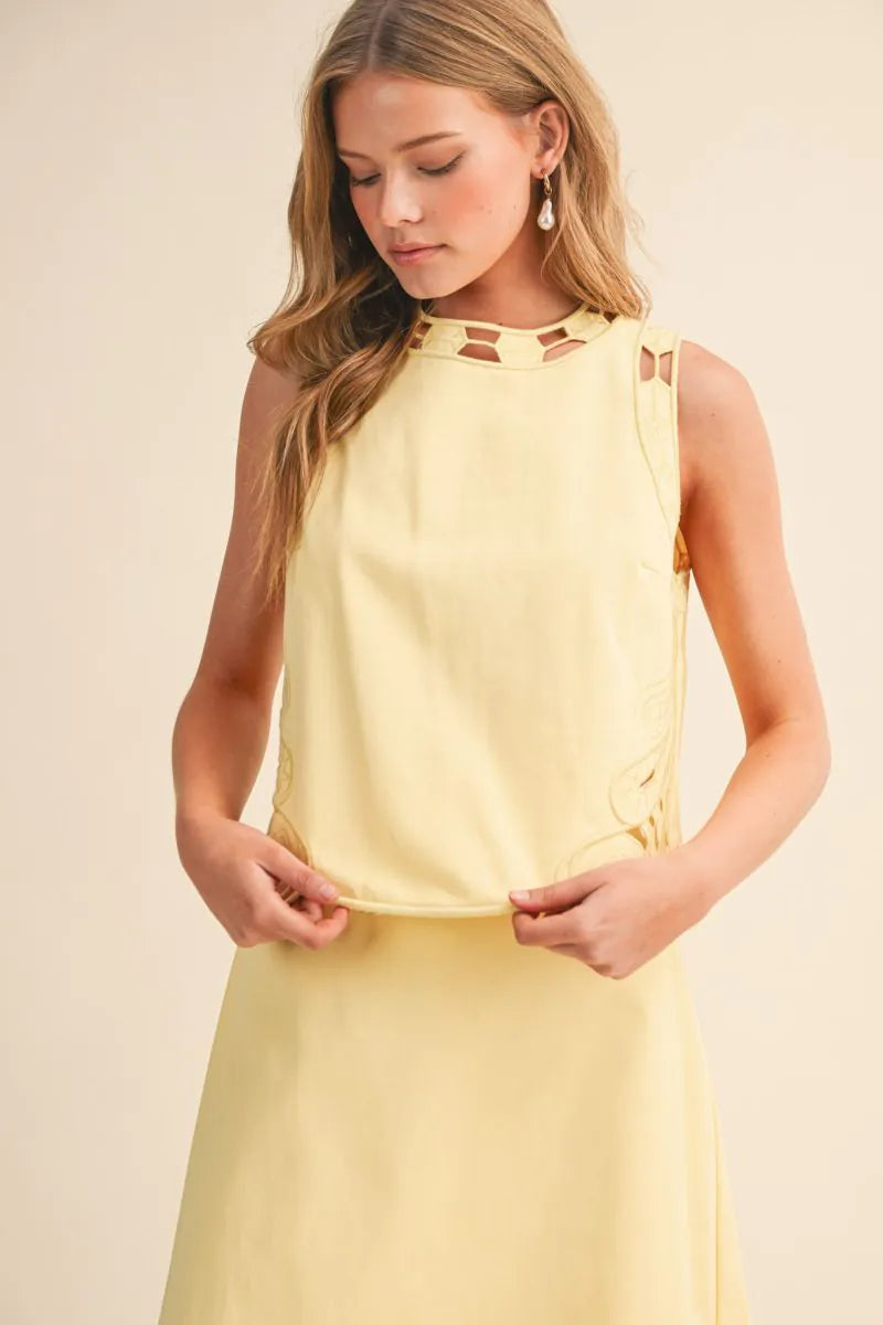 hallie skirt set