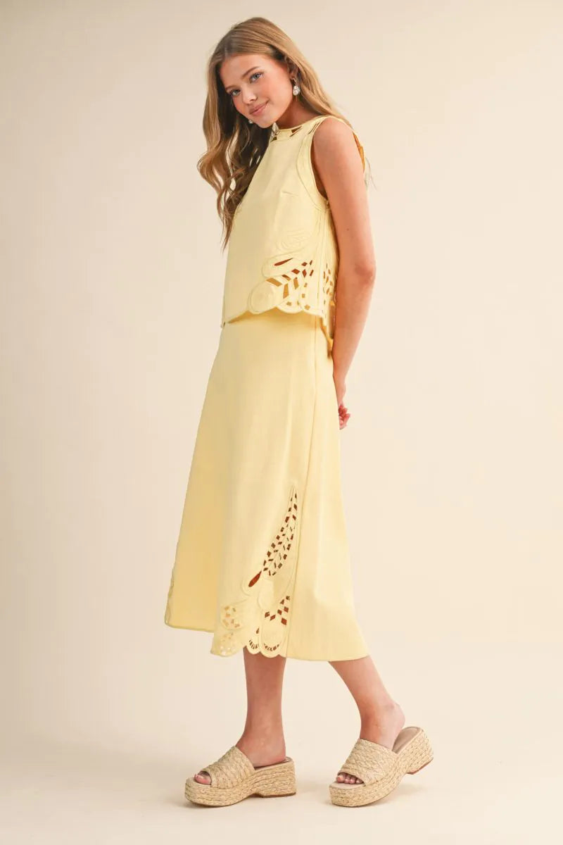 hallie skirt set