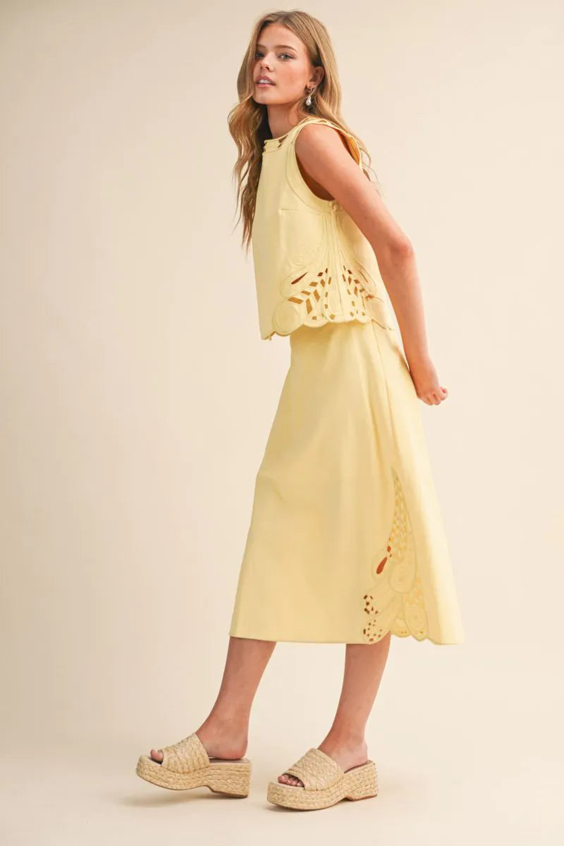 hallie skirt set