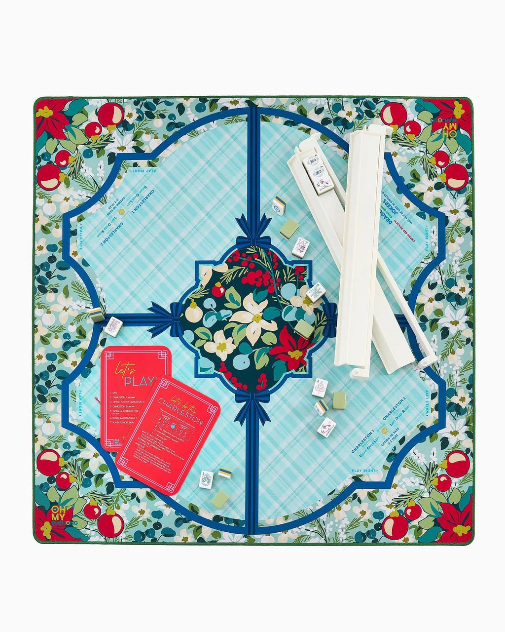 winterberry mahjong mat in tube